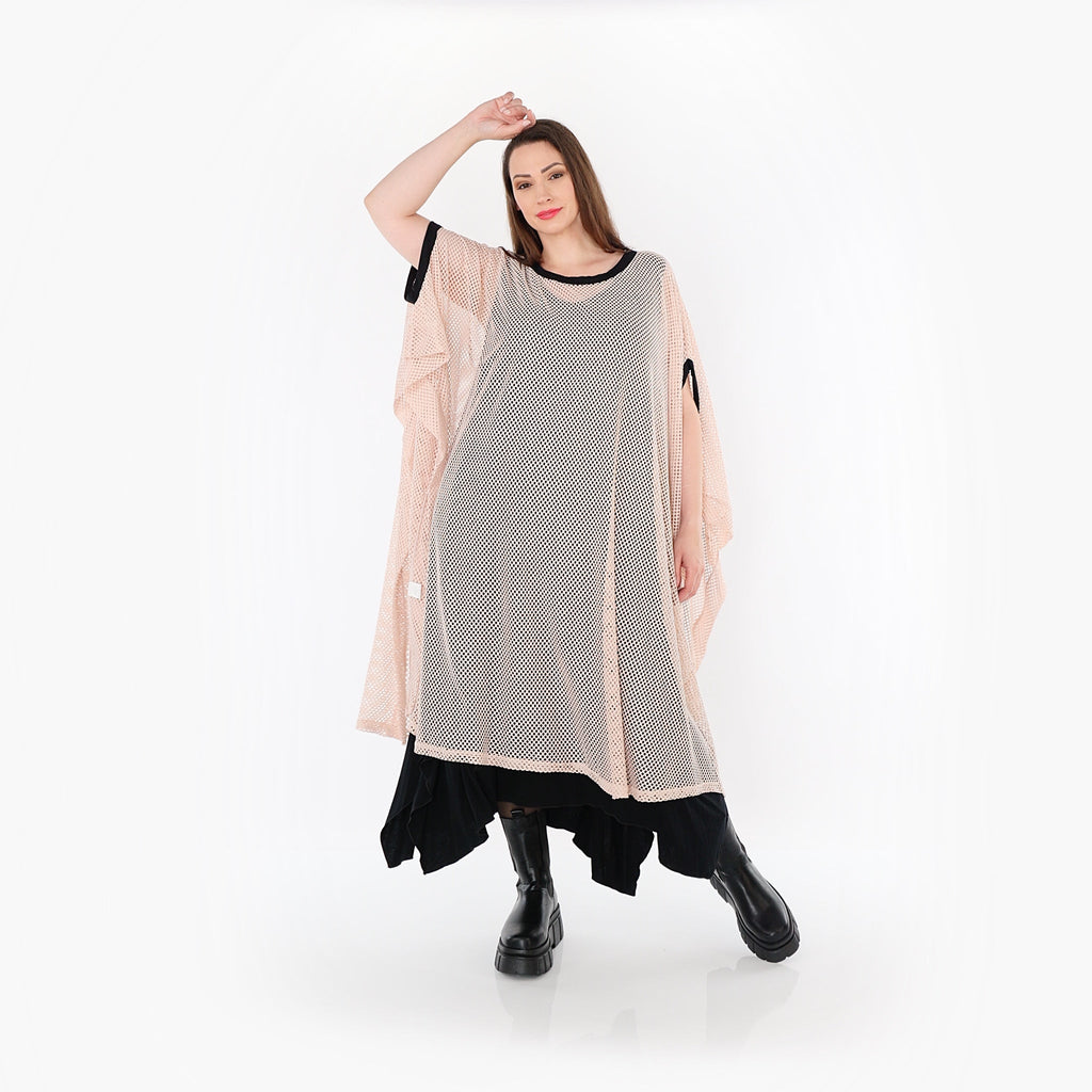 AKH Fashion · Überwurf · Marie · 7100 · Mauve/Schwarz