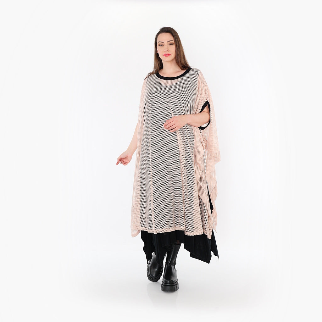 AKH Fashion · Überwurf · Marie · 7100 · Mauve/Schwarz