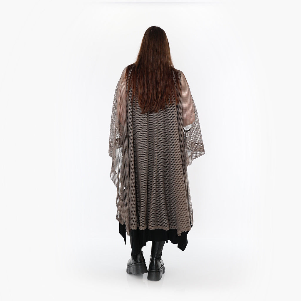 Jeté AKH Fashion 7100, taupe-noir
