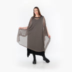 Jeté AKH Fashion 7100, taupe-noir