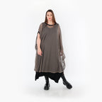 Jeté AKH Fashion 7100, taupe-noir