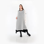 AKH Fashion · Überwurf · Marie · 7100 · Weiß/Schwarz