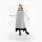 AKH Fashion · Überwurf · Marie · 7100 · Weiß/Schwarz