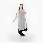 AKH Fashion · Überwurf · Marie · 7100 · Weiß/Schwarz