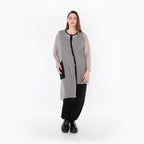 AKH Fashion · Bluse · Marie · 7101 · Grau/Schwarz