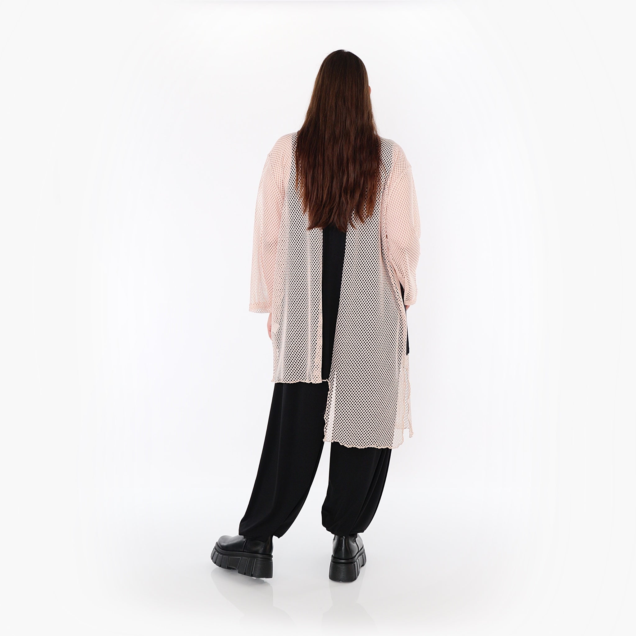 AKH Fashion Blouse 7101 Marie, Mauve/Black