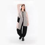 AKH Fashion Blouse 7101 Marie, Mauve/Black