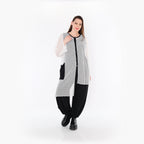 AKH Fashion · Bluse · Marie · 7101 · Weiß/Schwarz