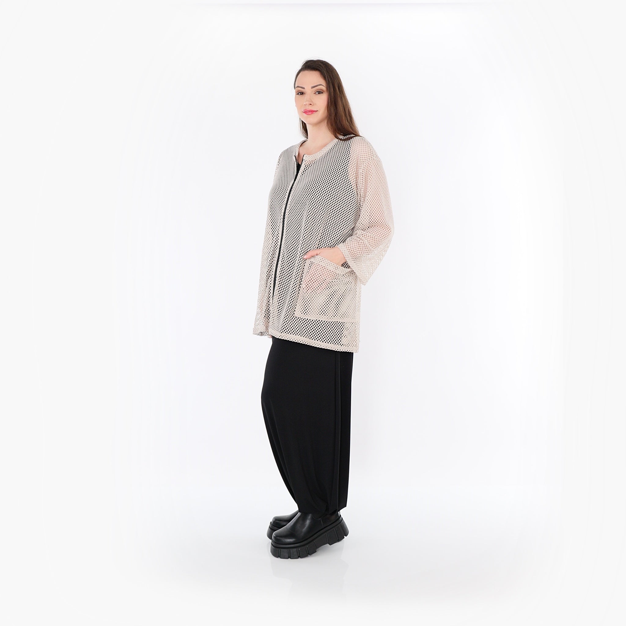 Veste AKH Fashion 7109, beige