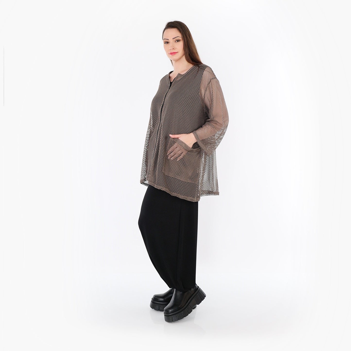 AKH Fashion 7109 Jacke, Taupe