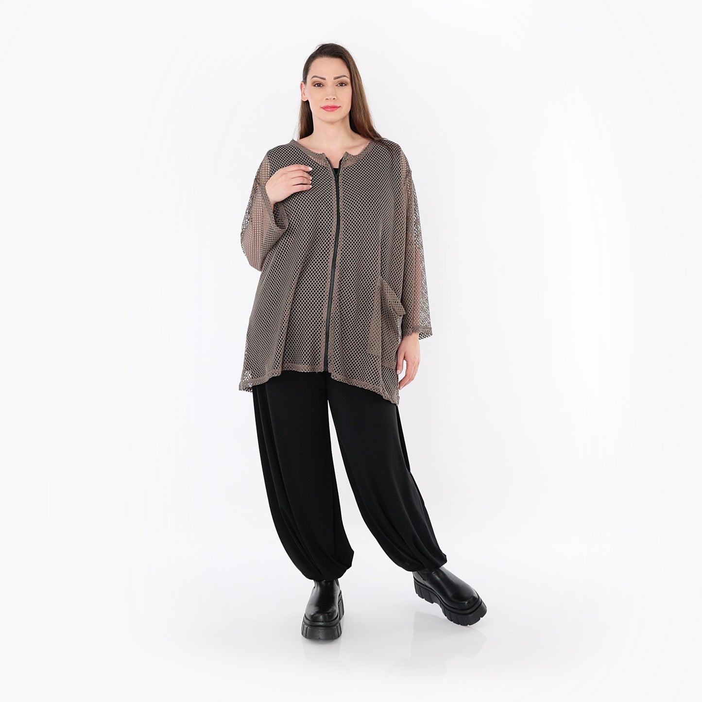 AKH Fashion 7109 Jacke, Taupe