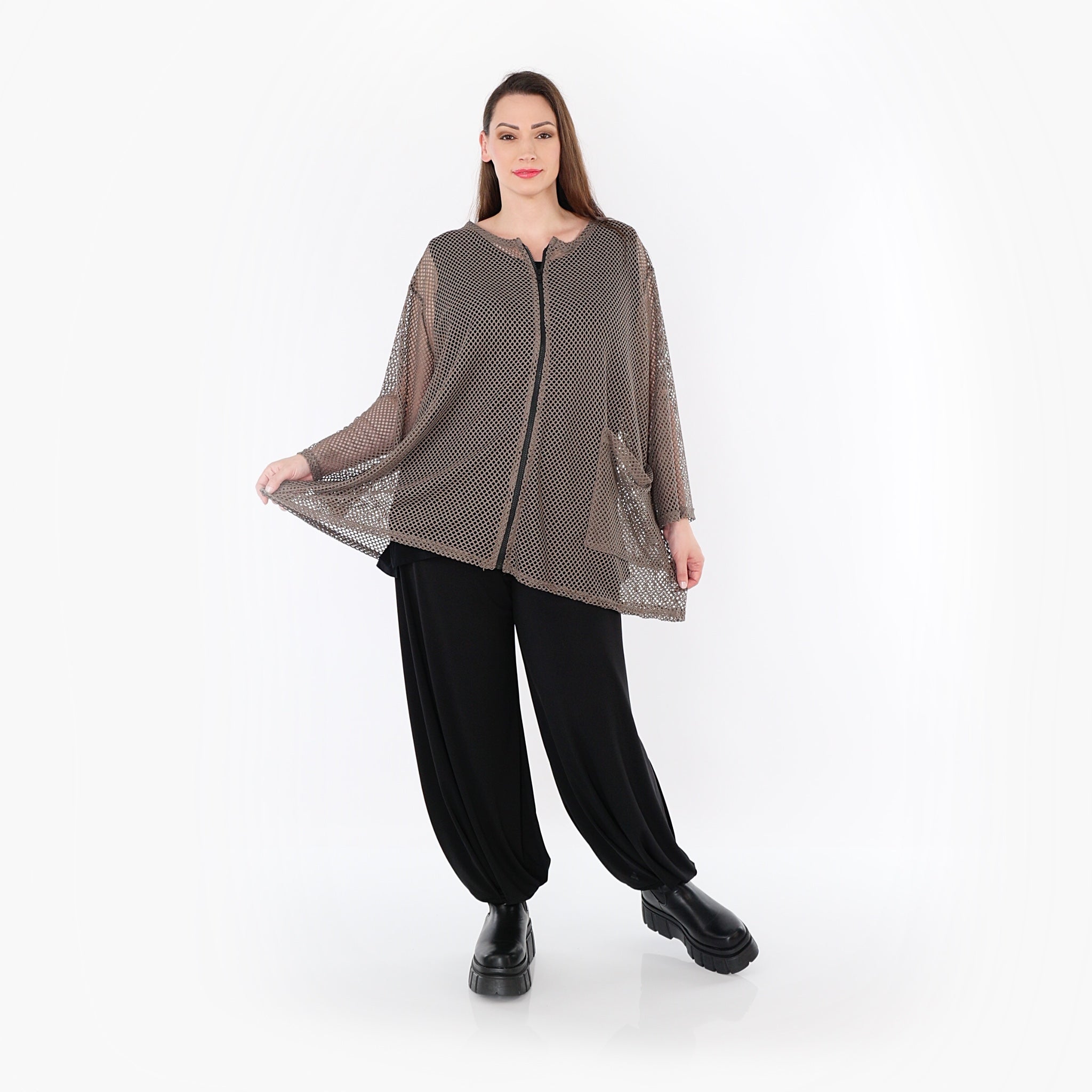 AKH Fashion · Jacke · Marie · 7109 · Taupe