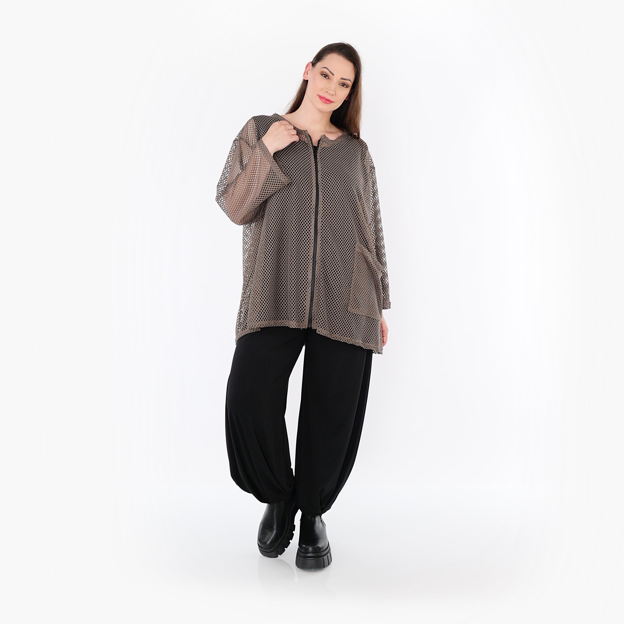AKH Fashion · Jacke · Marie · 7109 · Taupe