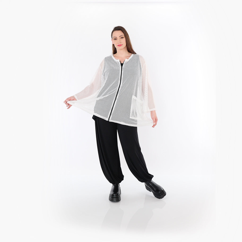 Veste AKH Fashion 7109, blanche