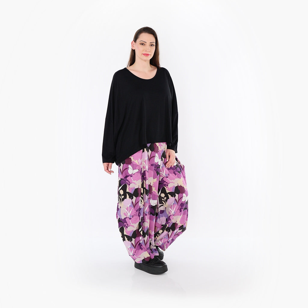 AKH Fashion · Hose · Butterfly · 8069 · Lila/Multicolor