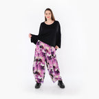 AKH Fashion · Hose · Butterfly · 8069 · Lila/Multicolor