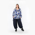 AKH Fashion Hose 8067 Cloudy, Navy
