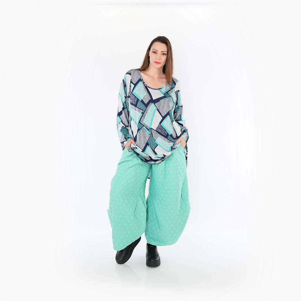 AKH Fashion Hose 6631 Cloudy, Mintgrün