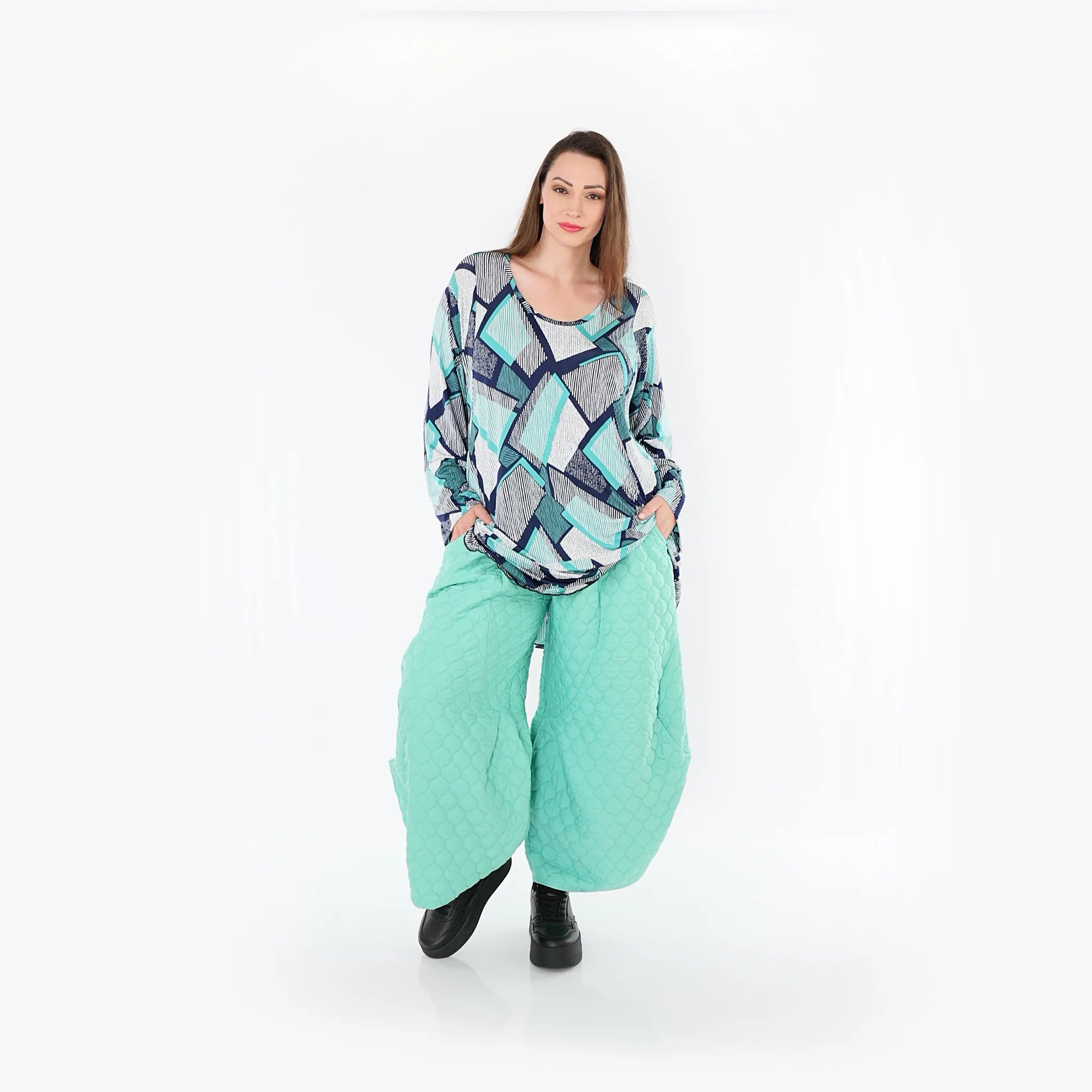 AKH Fashion Hose 6631 Cloudy, Mintgrün