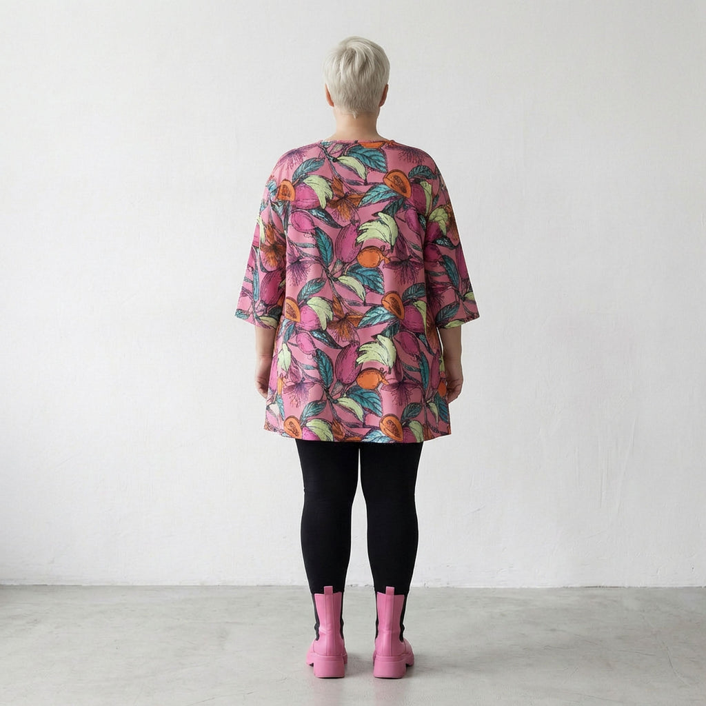 AKH Fashion 593 Big Shirt, pink-multi