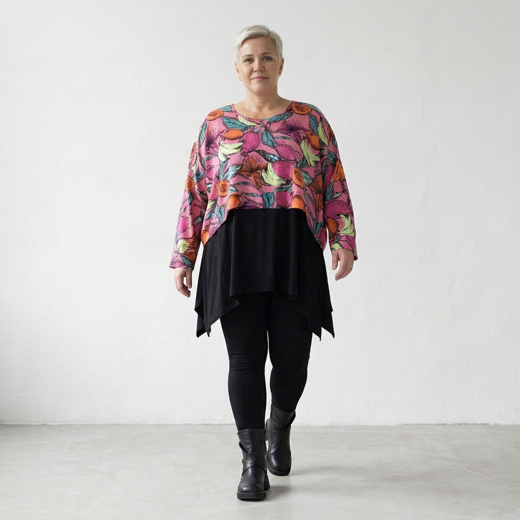 AKH Fashion 7011 Throw, Pink-Multi