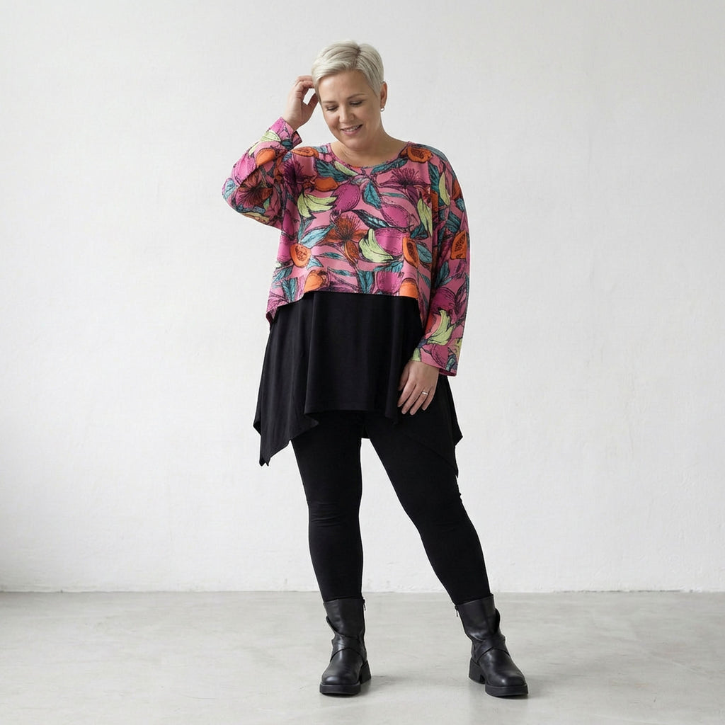 AKH Fashion 7011 Throw, Pink-Multi