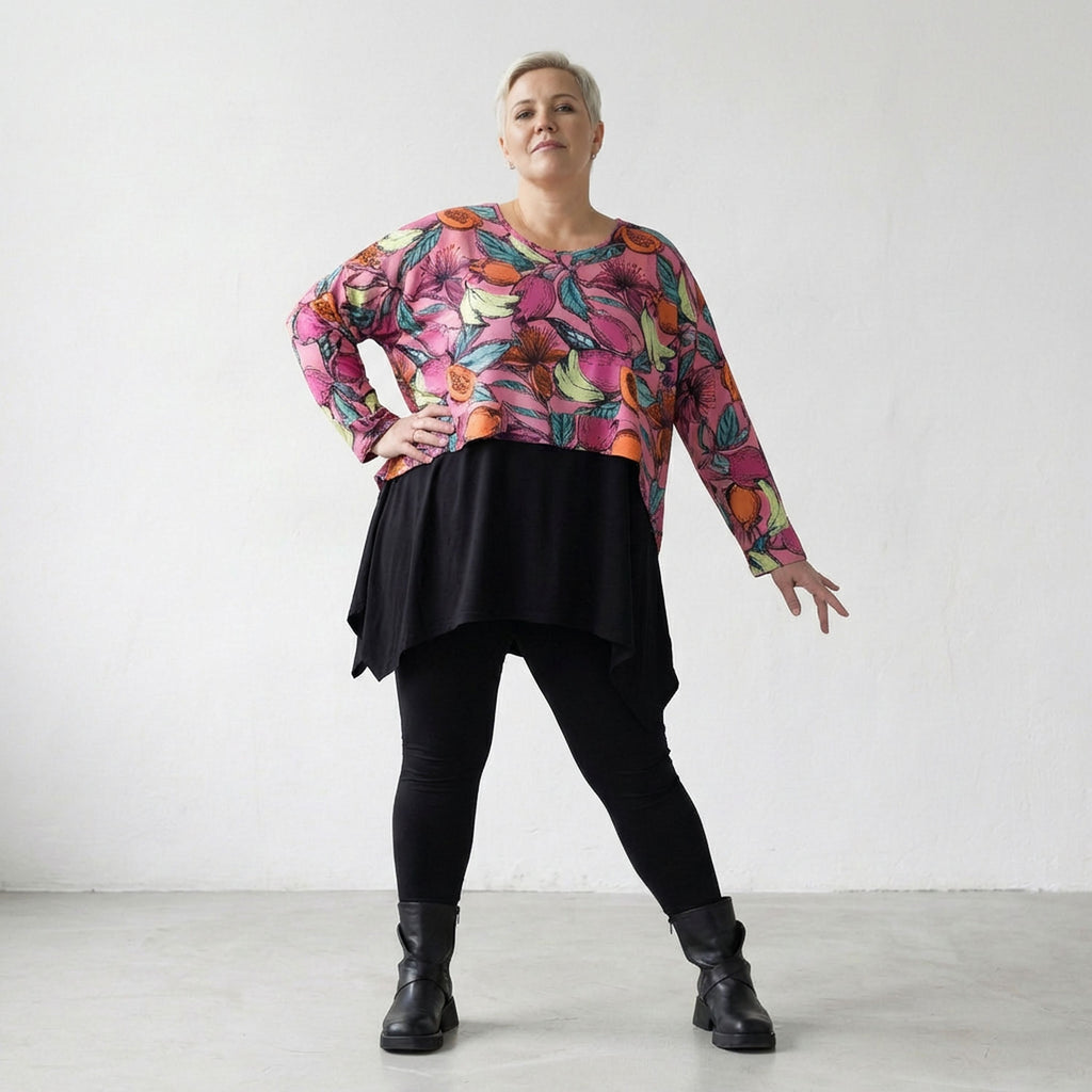 AKH Fashion 7011 Throw, Pink-Multi