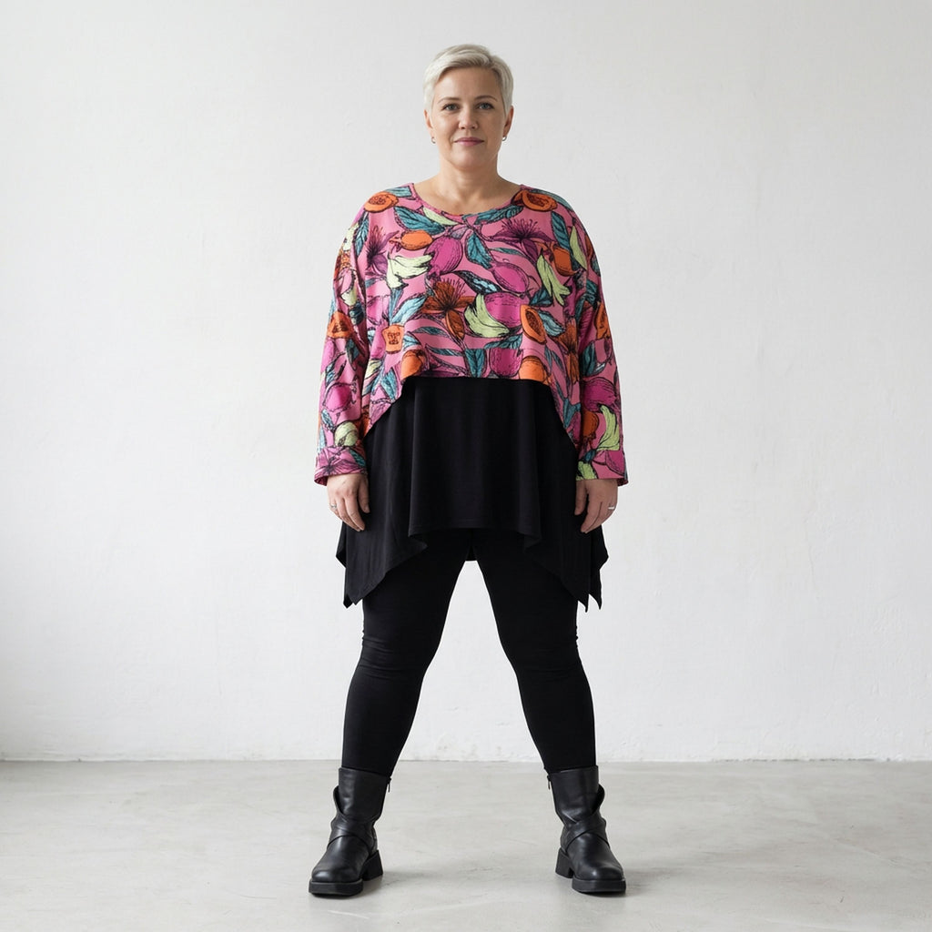 AKH Fashion 7011 Throw, Pink-Multi