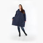 AKH Fashion 7035 Mantel, Marine-Grau