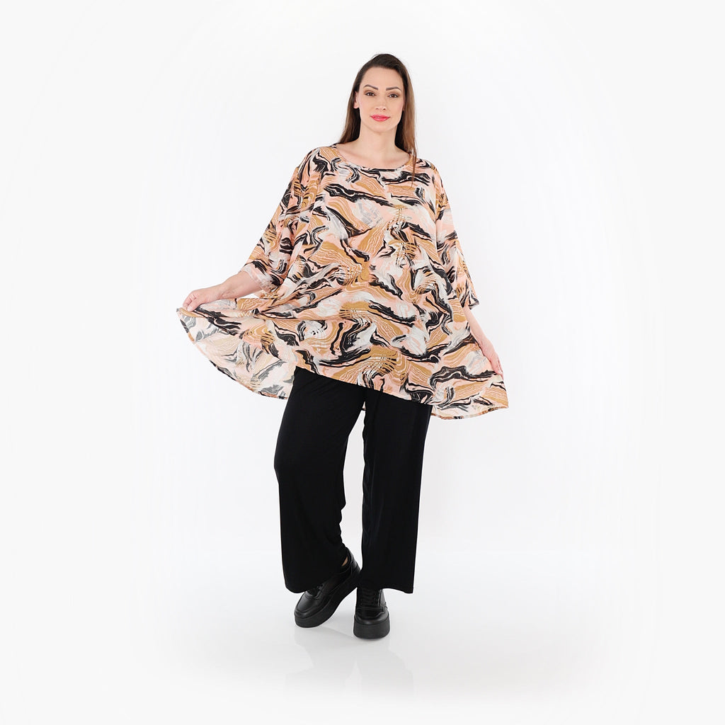 AKH Fashion · Shirt · Marry · 593 · Cognac/Rosa/Schwarz