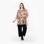 AKH Fashion · Shirt · Marry · 593 · Cognac/Rosa/Schwarz
