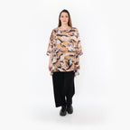 AKH Fashion · Shirt · Marry · 593 · Cognac/Rosa/Schwarz
