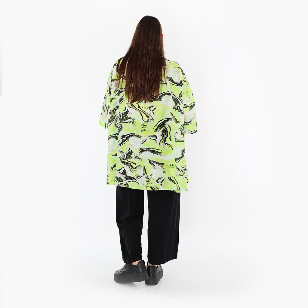AKH Fashion · Shirt · Marry · 593 · Grün/Türkis/Schwarz