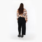 AKH Fashion 7011 Throw, Cognac-Pink-Black