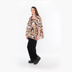 AKH Fashion · Bluse · Marry · 7092 · Cognac/Rosa/Schwarz