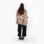 AKH Fashion · Bluse · Marry · 7092 · Cognac/Rosa/Schwarz
