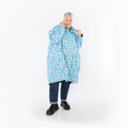 Manteau AKH Fashion 2276, bleu-multicolore