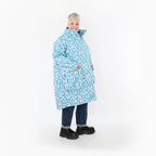 Manteau AKH Fashion 2276, bleu-multicolore