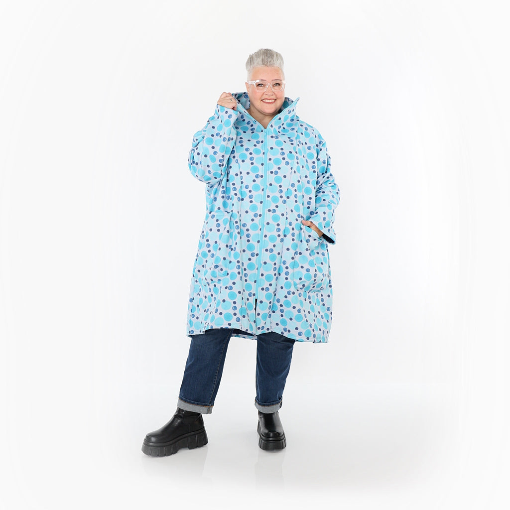 Manteau AKH Fashion 2276, bleu-multicolore