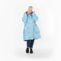 Manteau AKH Fashion 2276, bleu-multicolore