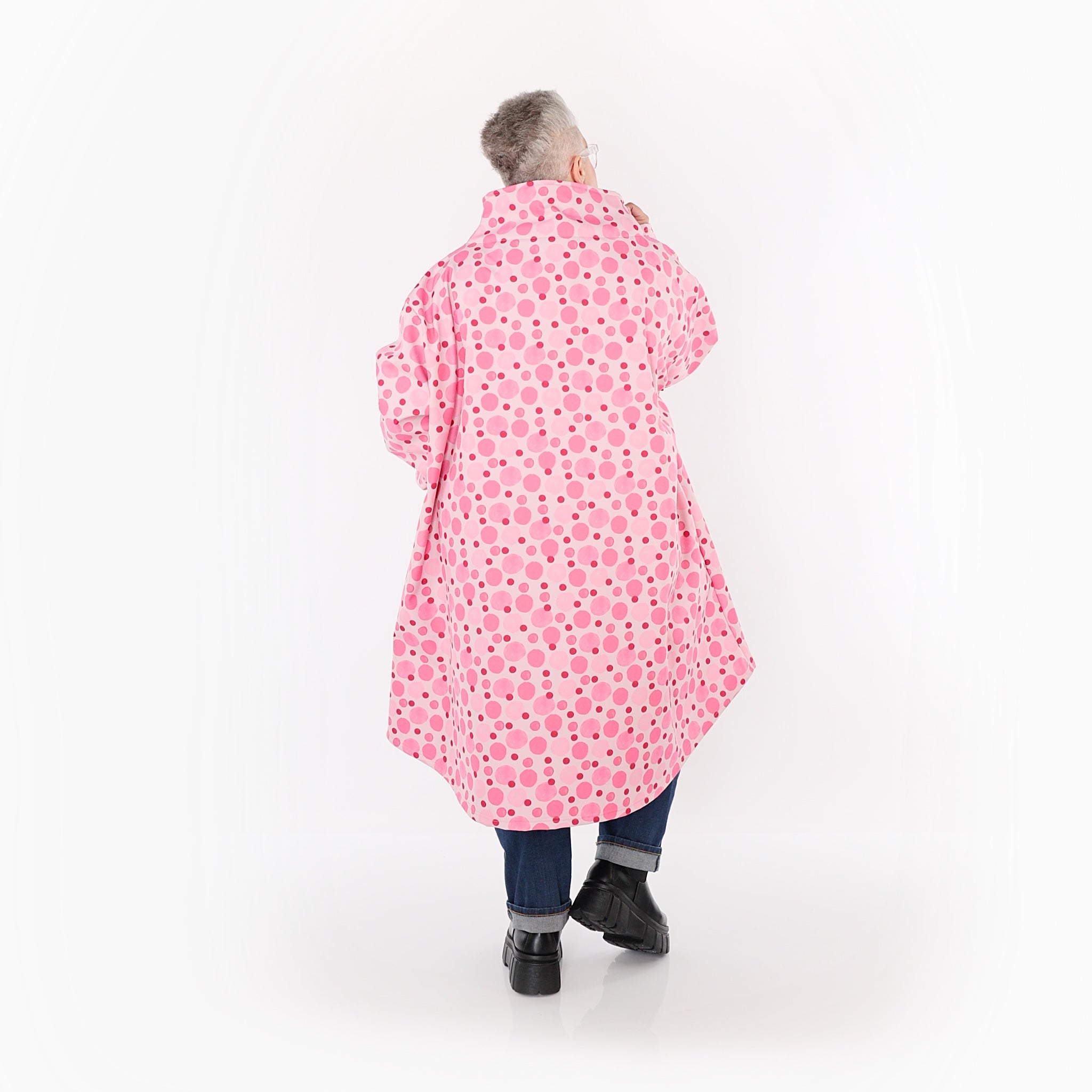 Manteau AKH Fashion 2276, rose-multicolore