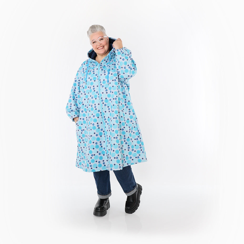 AKH Fashion · Mantel · CurvyStorm · 7102 · Blau/Multi