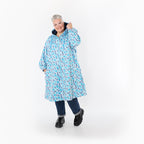 AKH Fashion · Mantel · CurvyStorm · 7102 · Blau/Multi