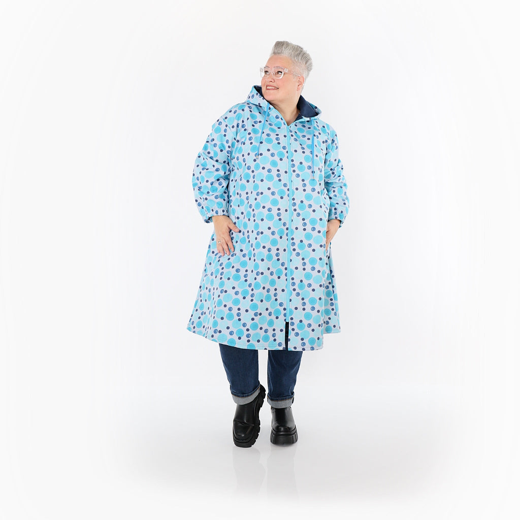 AKH Fashion · Mantel · CurvyStorm · 7102 · Blau/Multi