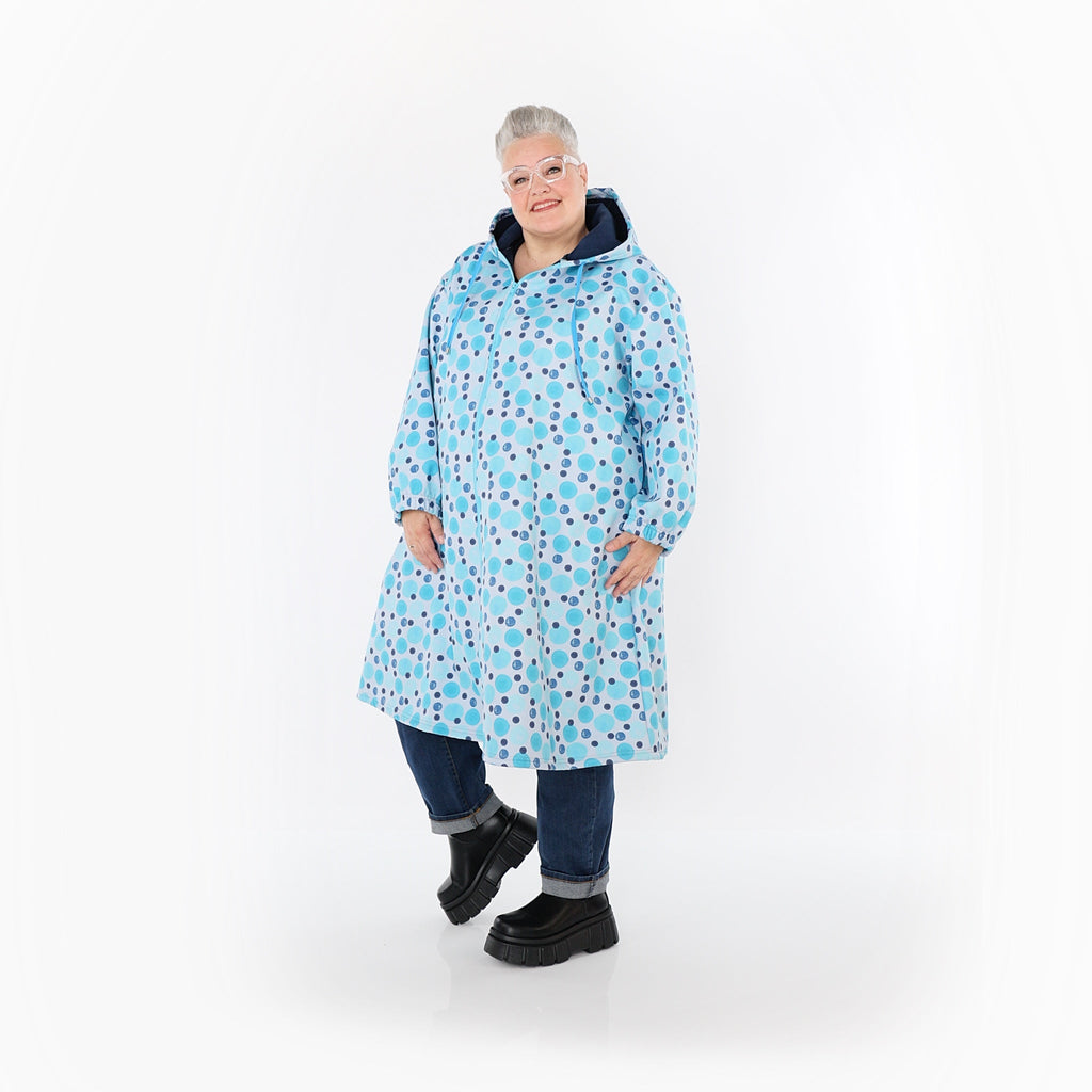 AKH Fashion · Mantel · CurvyStorm · 7102 · Blau/Multi