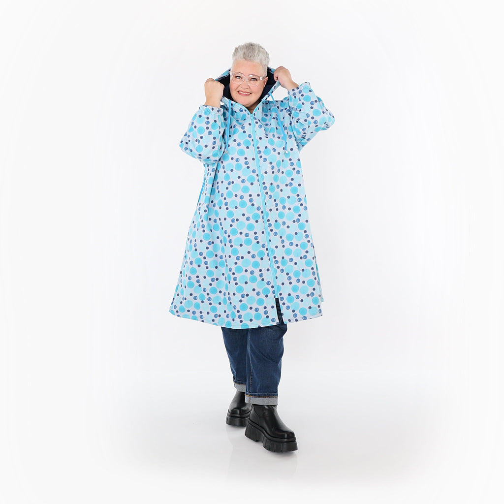 AKH Fashion · Mantel · CurvyStorm · 7102 · Blau/Multi