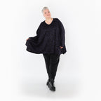 AKH Fashion · Shirt · Terella · 593 · Schwarz/Violett/Grau