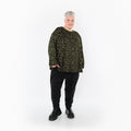 AKH Fashion · Shirt · Terella · 6815 · Schwarz/Neongrün/Cognac