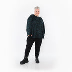 AKH Fashion · Shirt · Terella · 6815 · Schwarz/Petrol/Grün