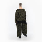 AKH Fashion · Hose · Terella · 2063 · Schwarz/Neongrün/Cognac
